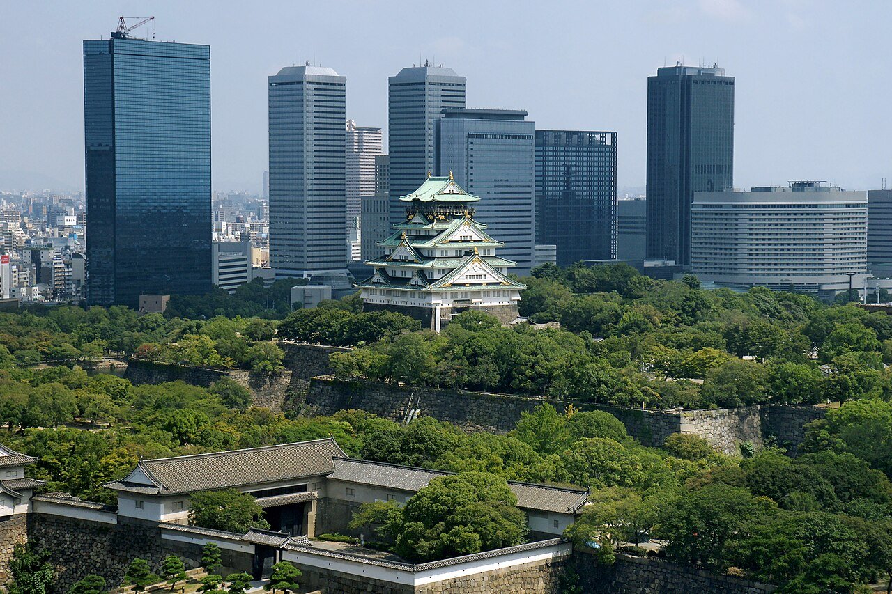 Osaka city view