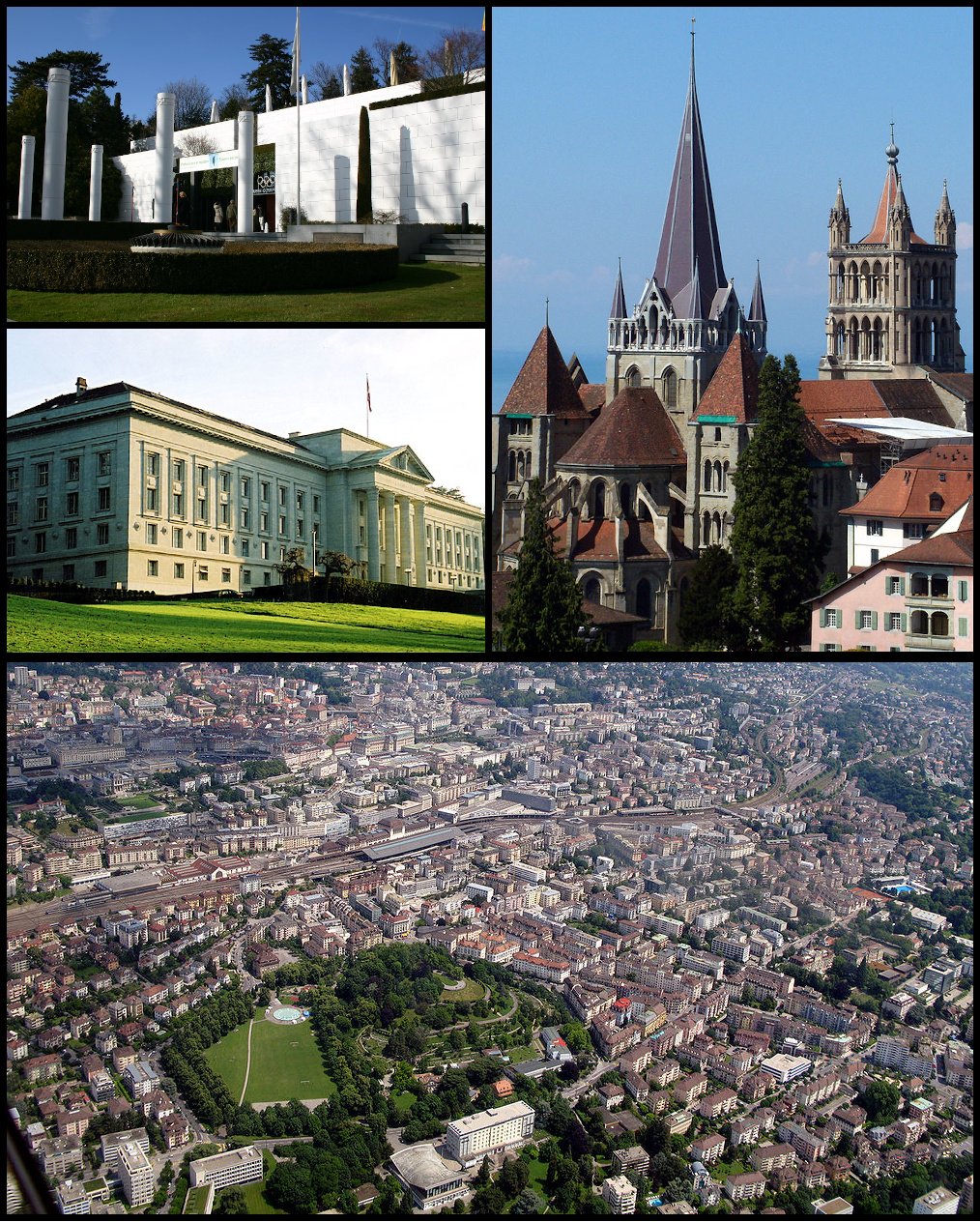 Lausanne city view
