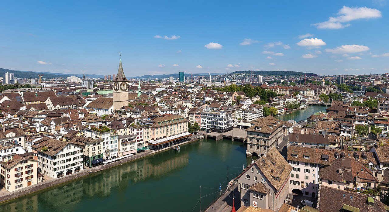 Zurich city view